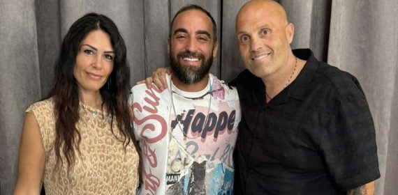 Serena Pichi, Ricardinho y Vincenzo Tuccillo, reunidos en un hotel de Oporto.