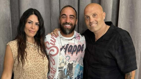 Serena Pichi, Ricardinho y Vincenzo Tuccillo, reunidos en un hotel de Oporto.