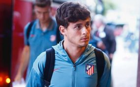 Rodrigo Riquelme, durante la pretemporada con el Atlético de Madrid.