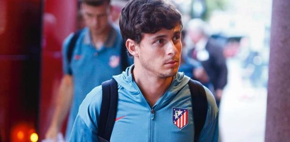 Rodrigo Riquelme, durante la pretemporada con el Atlético de Madrid.
