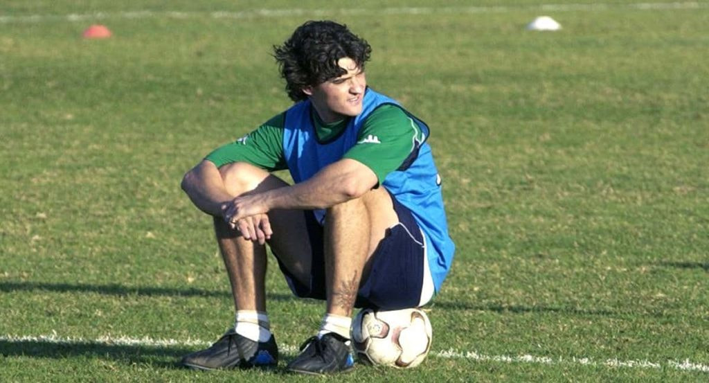 Tote, en un entrenamiento con el Betis.