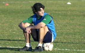 Tote, en un entrenamiento con el Betis.