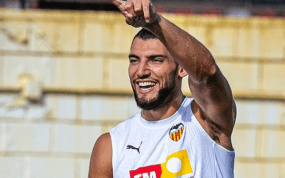 Rafa Mir en un entrenamiento.