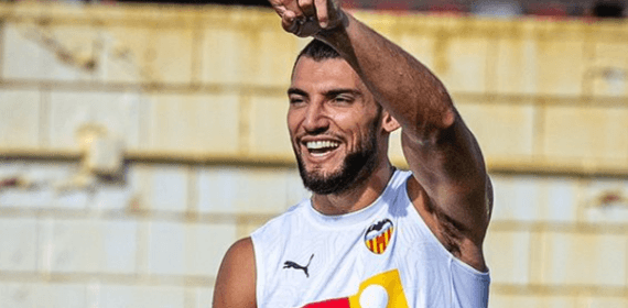 Rafa Mir en un entrenamiento.