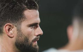Nacho Fernández, en un entrenamiento reciente