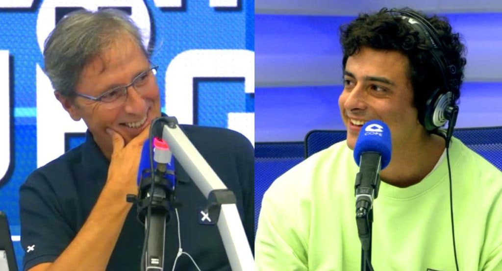 Paco González y Nacho Pla, en la despedida del pasado domingo.