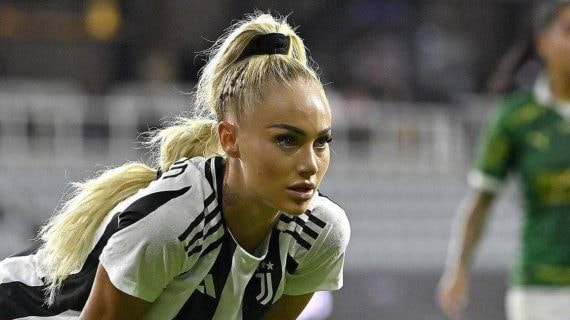 Alisha Lemann, jugadora de la Juventus.
