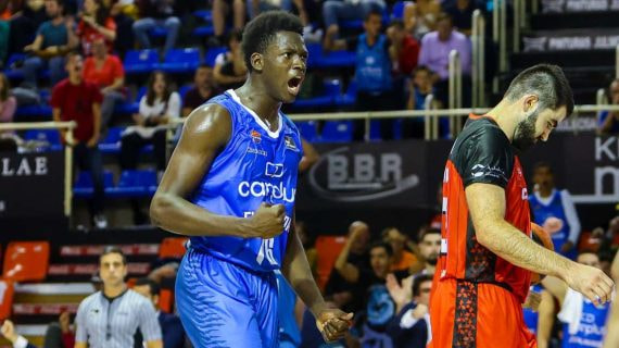 Bassala Bagayoko, durante su última temporada con el Baloncesto Fuenlabrada en ACB.