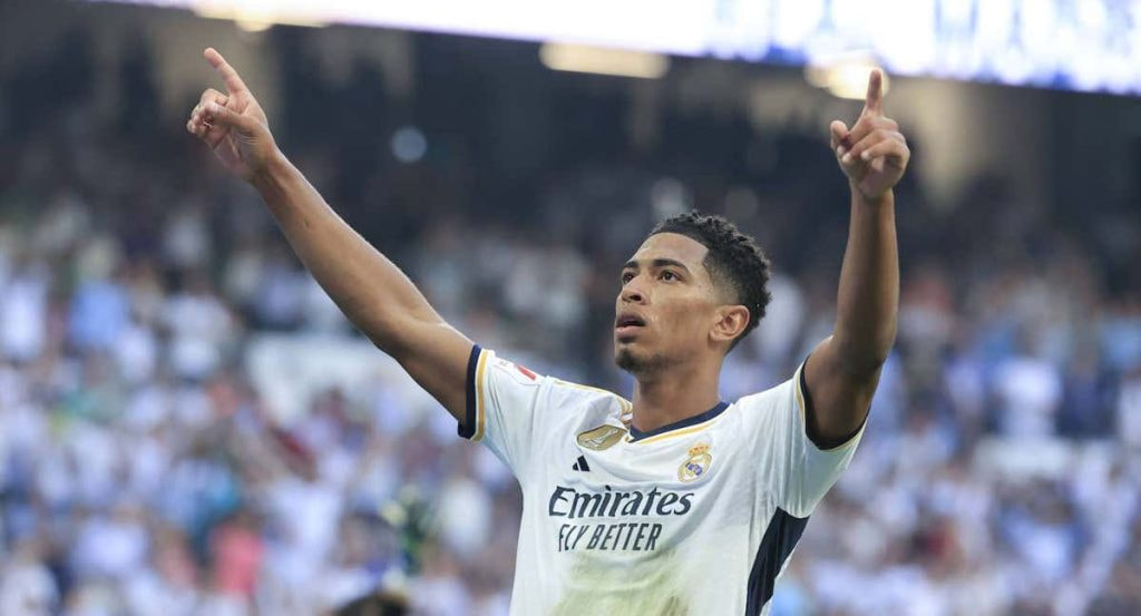 Bellingham, con el Real Madrid.