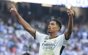 Bellingham, con el Real Madrid.