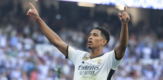 Bellingham, con el Real Madrid.