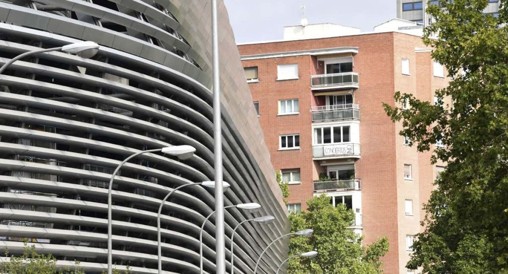 Imagen de la fachada del Santiago Bernabéu.