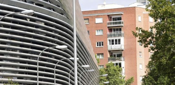 Imagen de la fachada del Santiago Bernabéu.