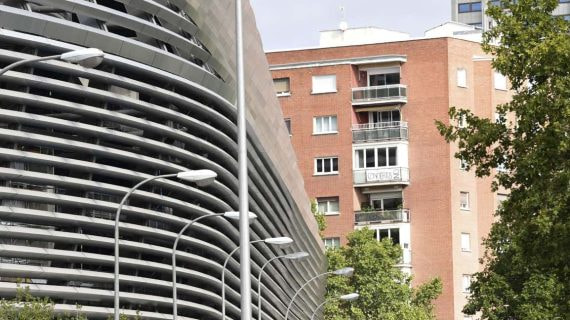 Imagen de la fachada del Santiago Bernabéu.