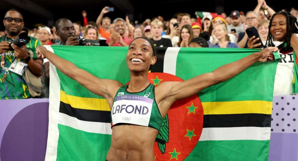 Dominica celebra su primera medalla en unos Juegos Olímpicos.