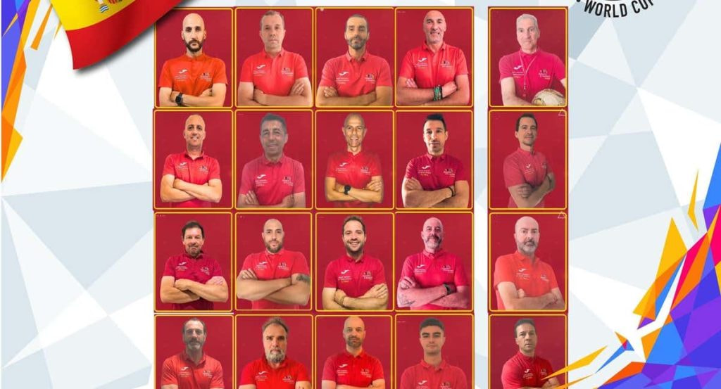 La plantilla del equipo que representará a España en el Mundial.