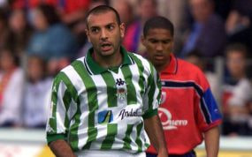 Pepe Gálvez, en un partido con el Betis.