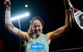 Gemma Triay celebra una victoria.