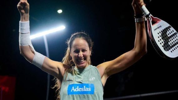 Gemma Triay celebra una victoria.