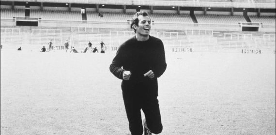 Julio Iglesias en un entrenamiento.