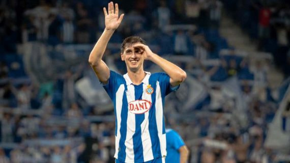 Kumbulla, en uno de los partidos del Espanyol de esta temporada.