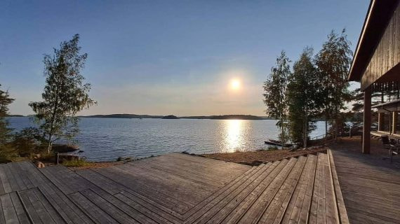 Uno de los rincones del Lago Saimaa.