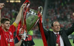 El Liverpool celebra la Champions League ganada en 2005.