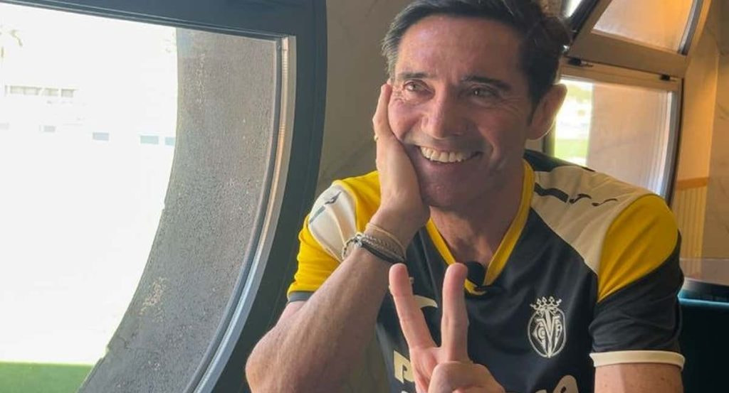 Marcelino García Toral, en un momento de la entrevista con Relevo en Vila-real.