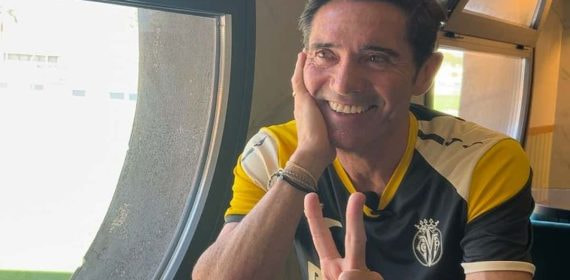Marcelino García Toral, en un momento de la entrevista con Relevo en Vila-real.
