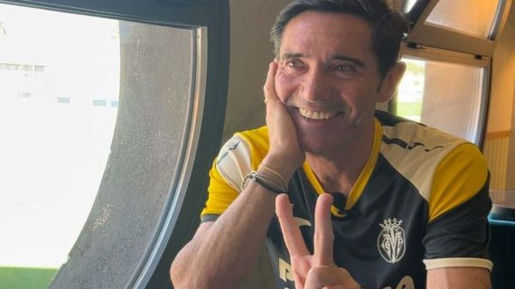 Marcelino García Toral, en un momento de la entrevista con Relevo en Vila-real.