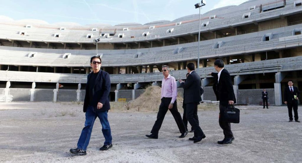 Peter Lim, en el Nou Mestalla.