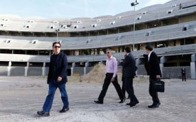 Peter Lim, en el Nou Mestalla.