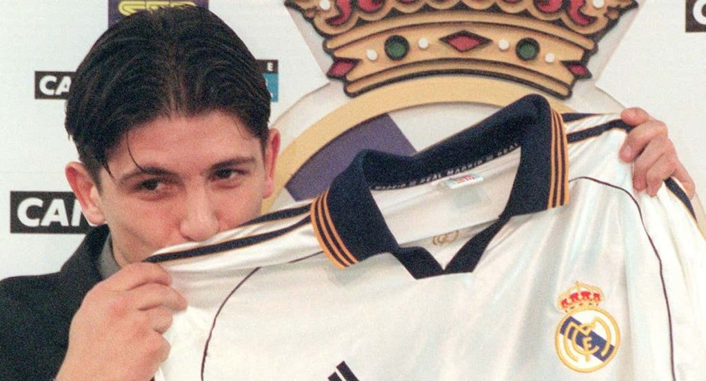 Ognjenovic, en su presentación con el Real Madrid.