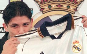 Ognjenovic, en su presentación con el Real Madrid.