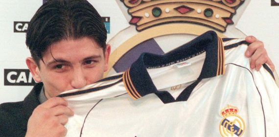 Ognjenovic, en su presentación con el Real Madrid.