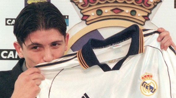 Ognjenovic, en su presentación con el Real Madrid.