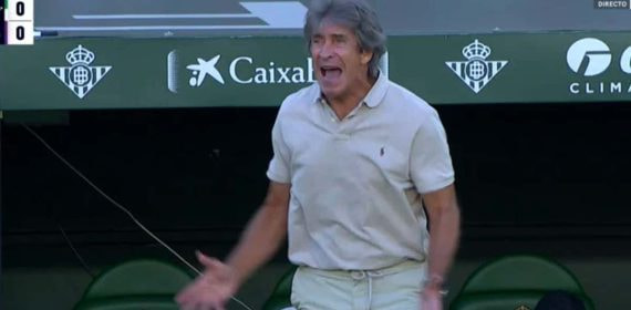 El tremendo enfado de Pellegrini.