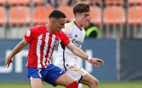 Derbi de filiales en Primera Federación la temporada pasada.