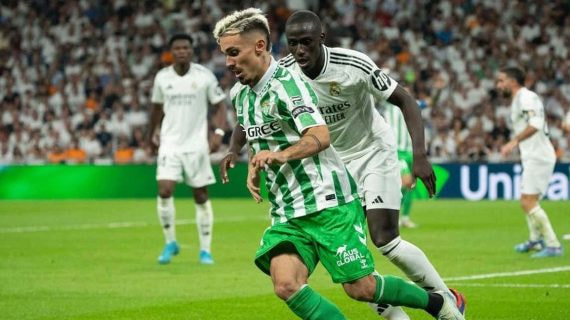 Rodri, durante el último partido contra el Real Madrid.