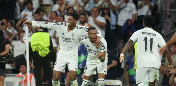 Rodrygo, frente al Stuttgart.
