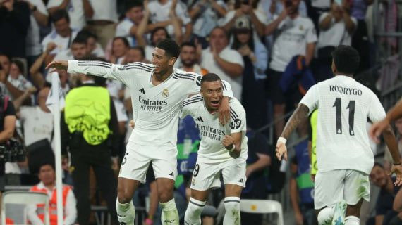 Rodrygo, frente al Stuttgart.