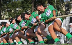 Sokatira, un deporte apenas conocido que se practica en los cinco continentes y en el que mandan los suizos y las chinas