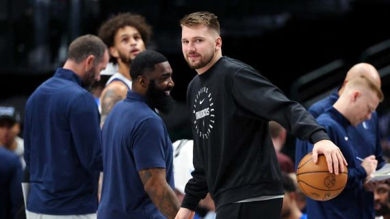 Luka Doncic, en un partido de pretemporada.
