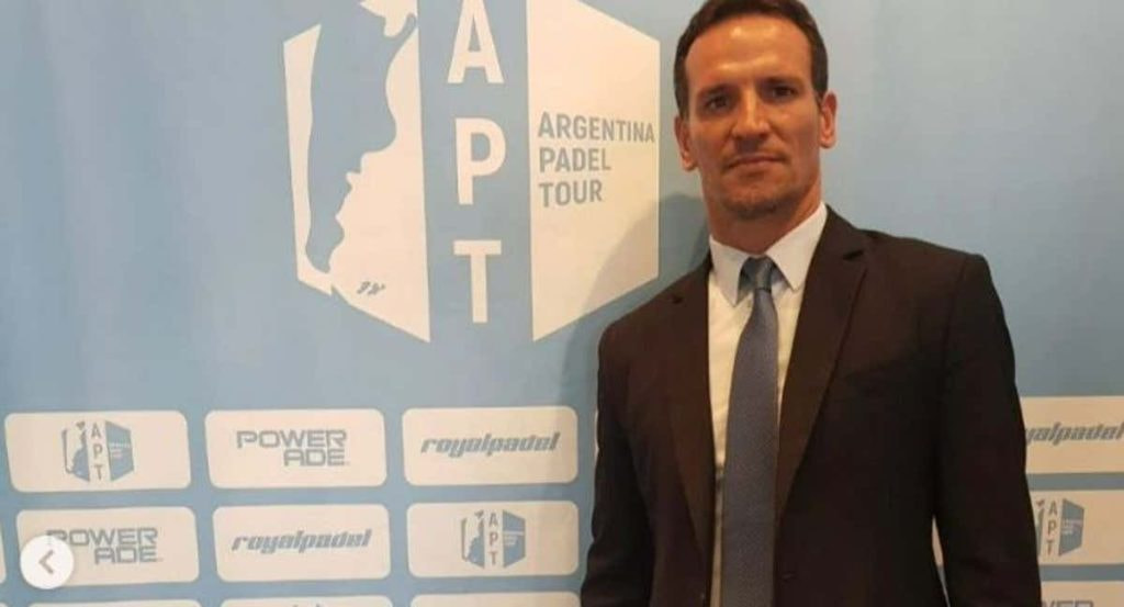Lisandro Borges, promotor de pádel argentino.
