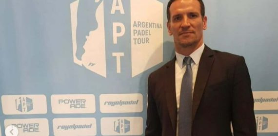 Lisandro Borges, promotor de pádel argentino.