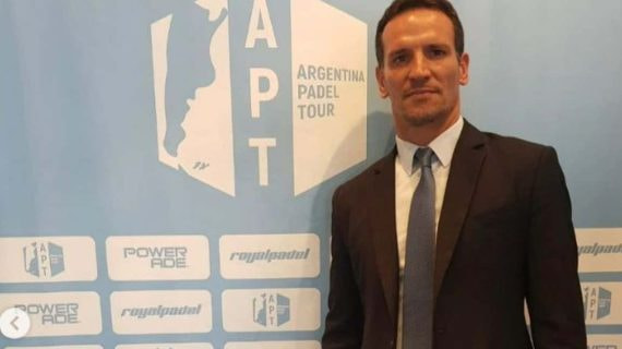 Lisandro Borges, promotor de pádel argentino.