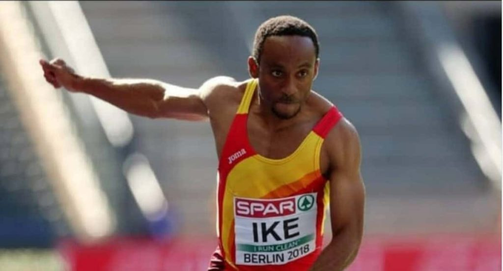 Patrick Chinedu, durante una competición internacional en en 2018 en Berlín. @