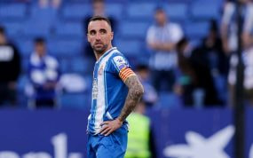 Darder, en uno de sus últimos partidos con el Espanyol