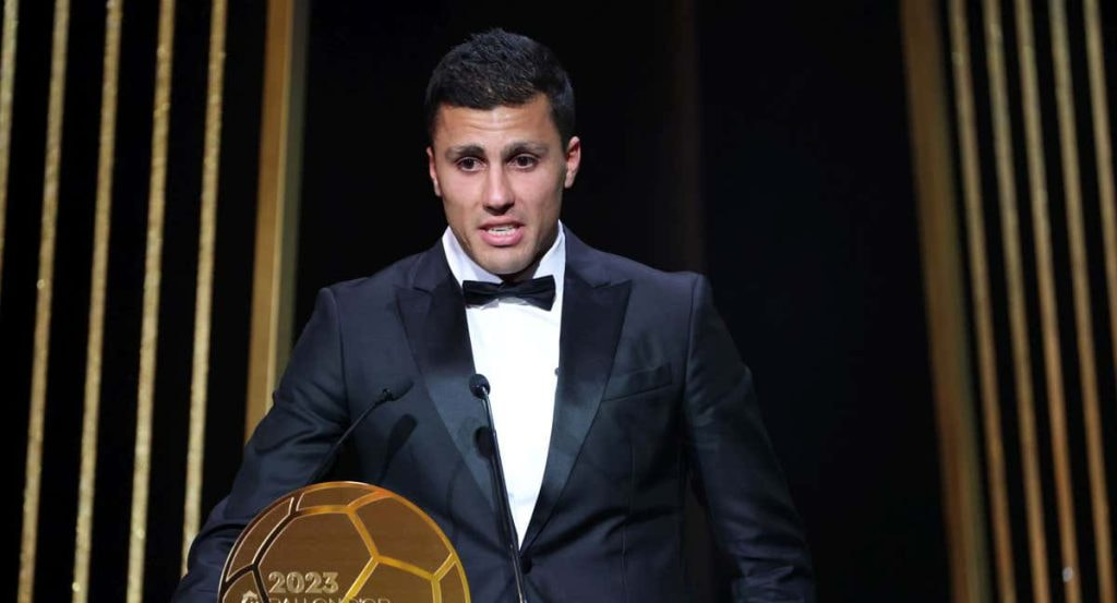 Rodri, en la gala del Balón de Oro de 2023.