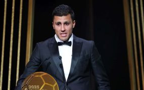 Rodri, en la gala del Balón de Oro de 2023.